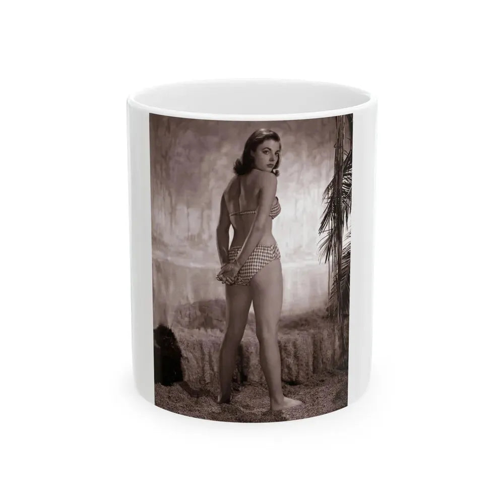 Joan Collins #559 (Vintage Female Icon) White Coffee Mug 11oz - Go Mug Yourself