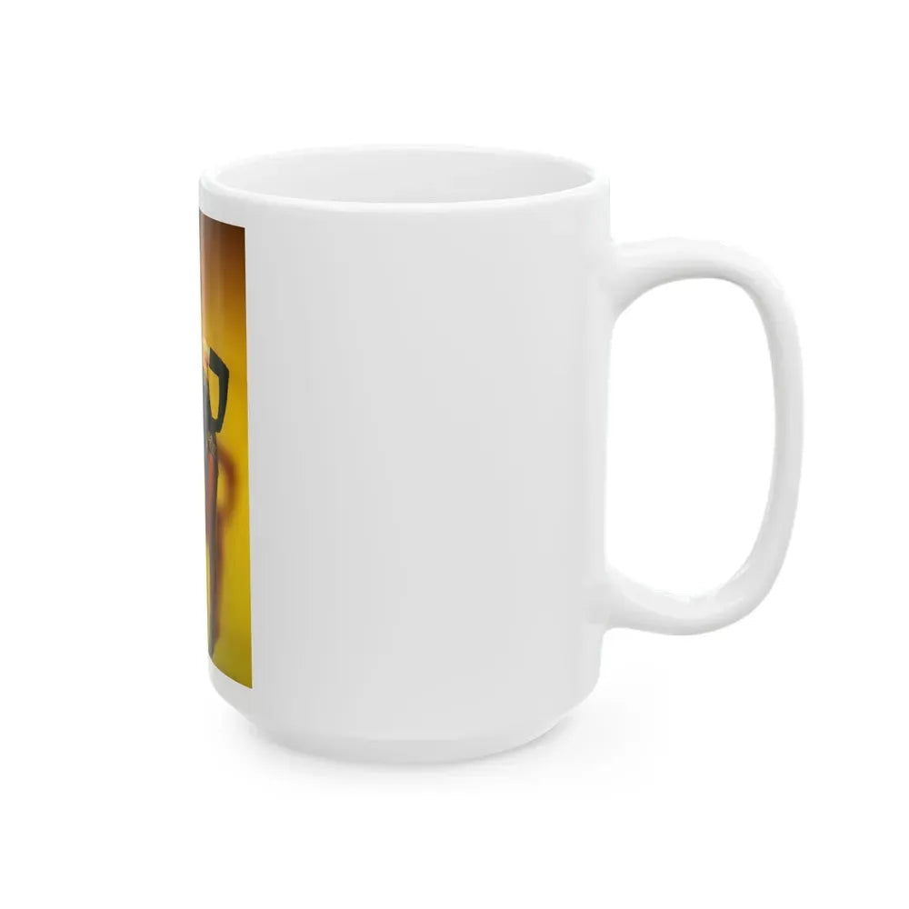 Joan Collins #562 (Vintage Female Icon) White Coffee Mug - Go Mug Yourself