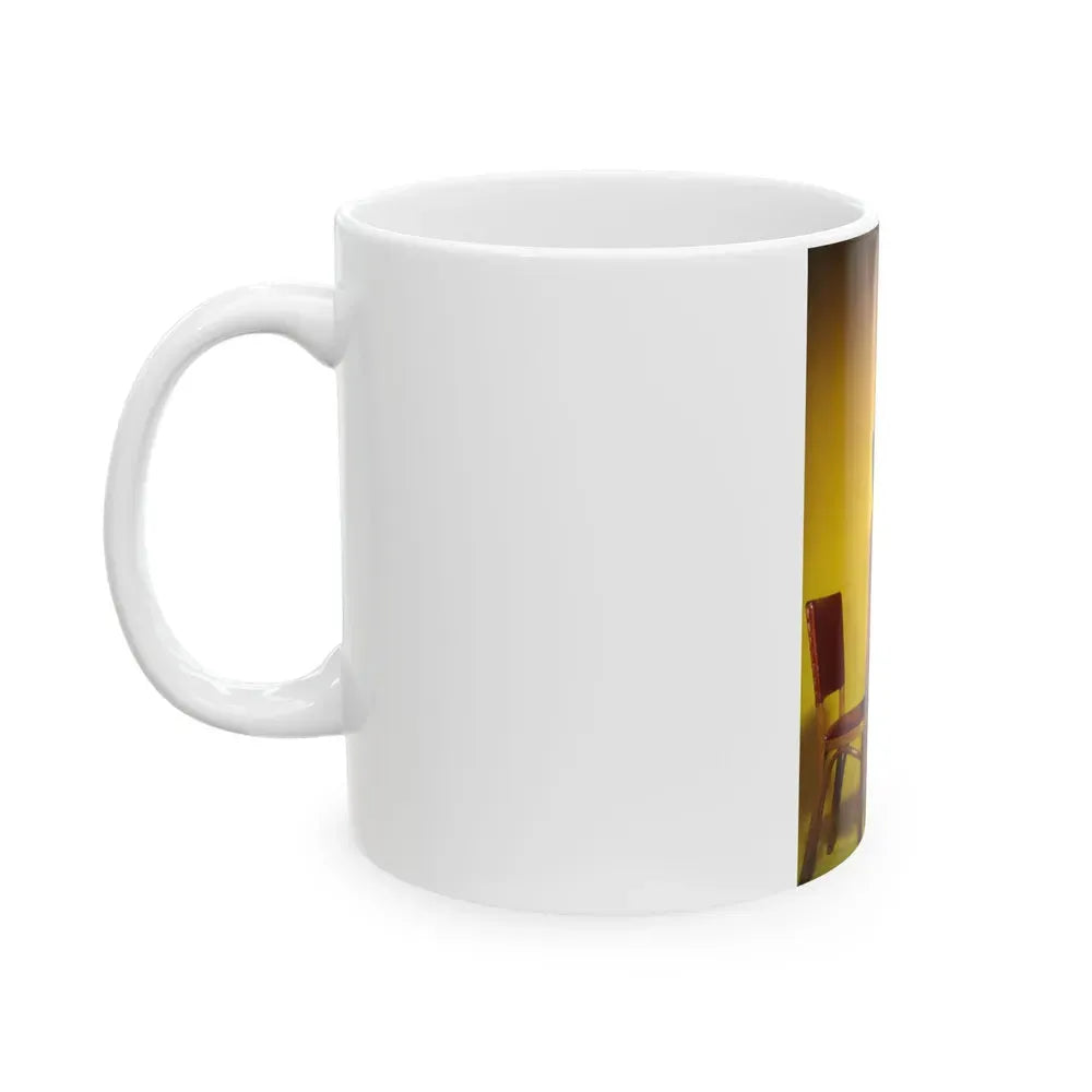 Joan Collins #562 (Vintage Female Icon) White Coffee Mug - Go Mug Yourself