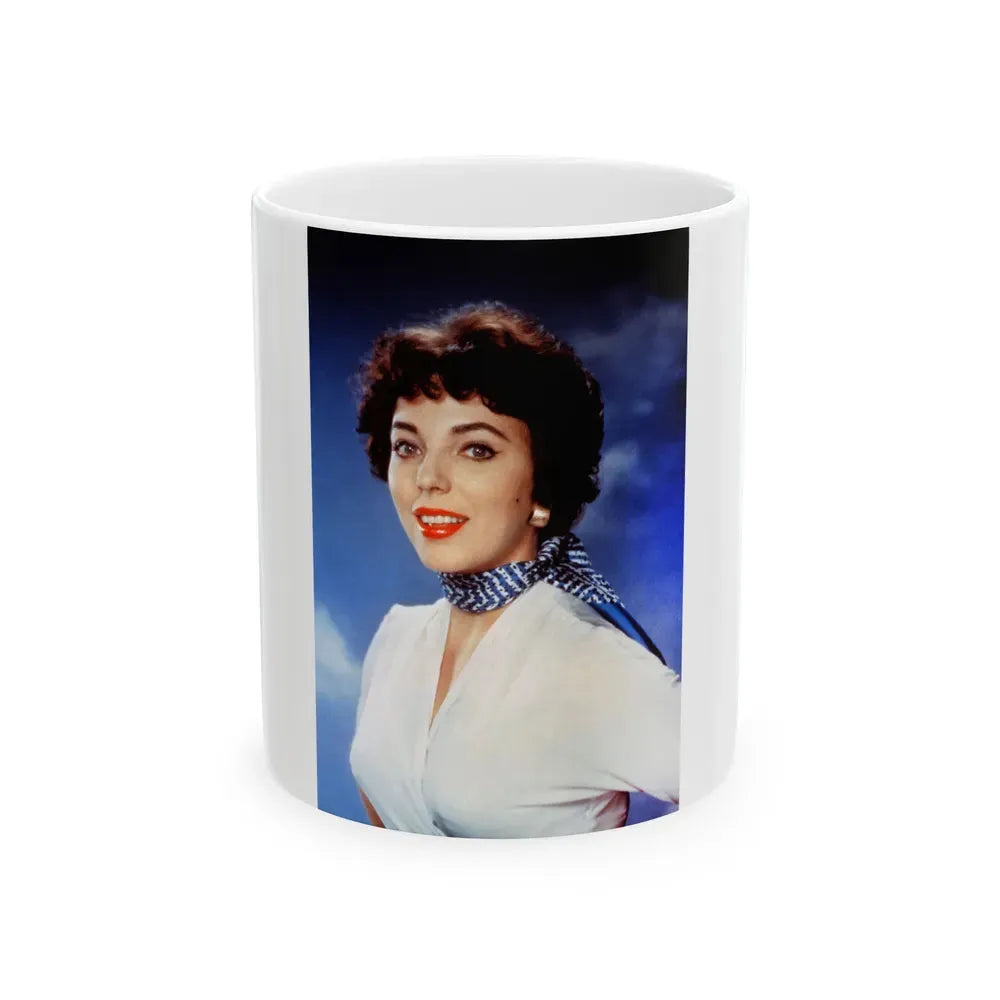 Joan Collins #564 (Vintage Female Icon) White Coffee Mug 11oz - Go Mug Yourself