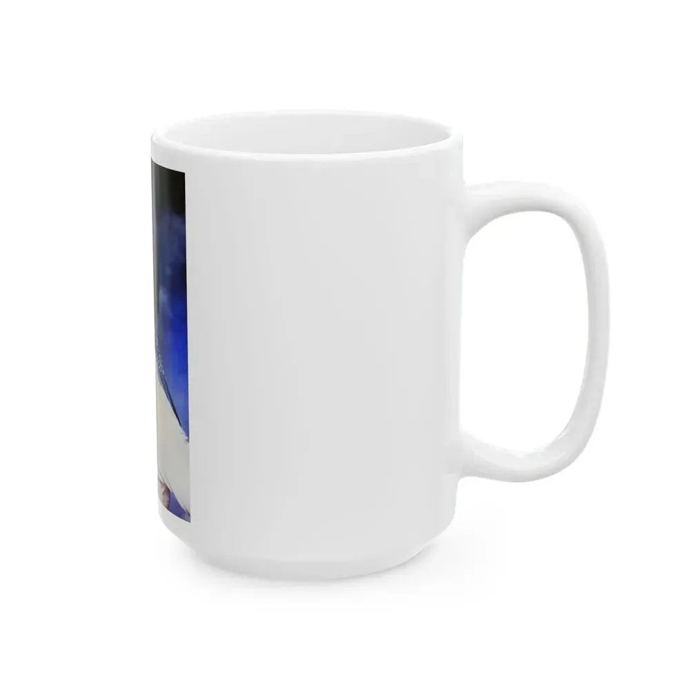 Joan Collins #564 (Vintage Female Icon) White Coffee Mug - Go Mug Yourself