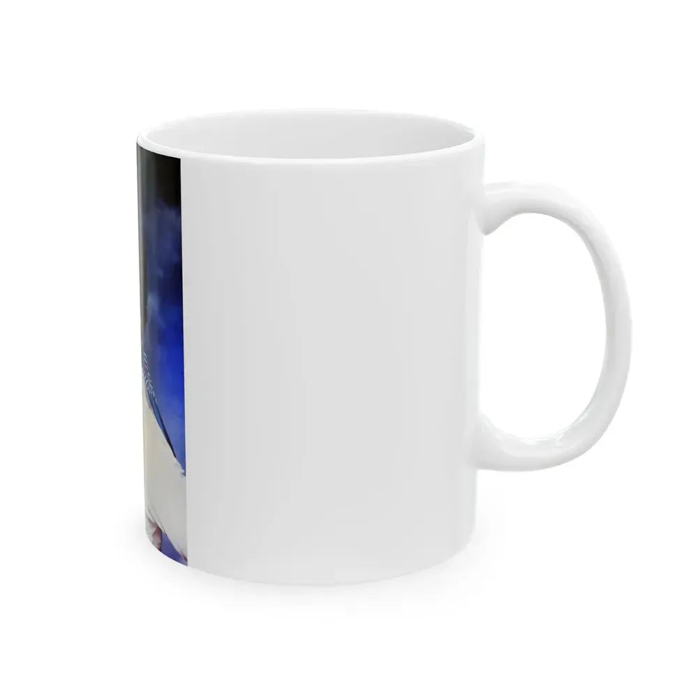 Joan Collins #564 (Vintage Female Icon) White Coffee Mug - Go Mug Yourself