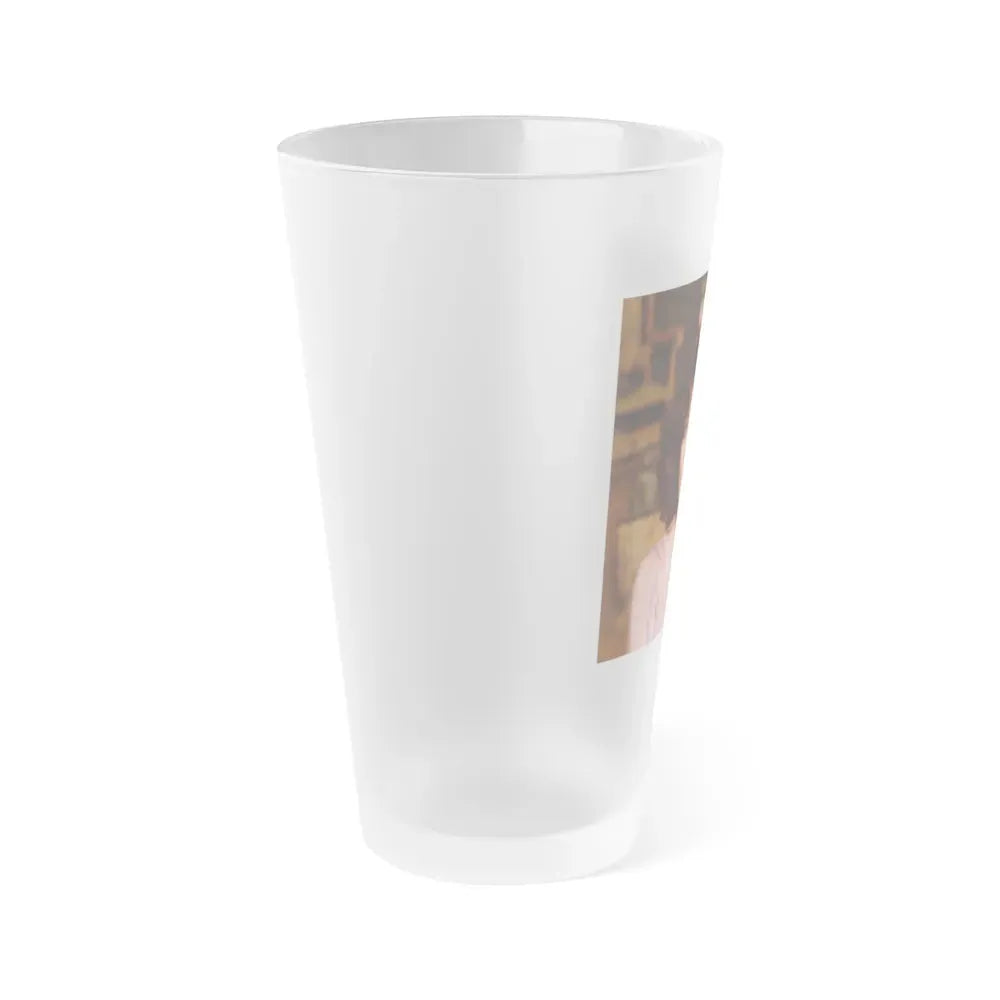 Joan Collins #565 (Vintage Female Icon) Frosted Pint Glass 16oz - Go Mug Yourself