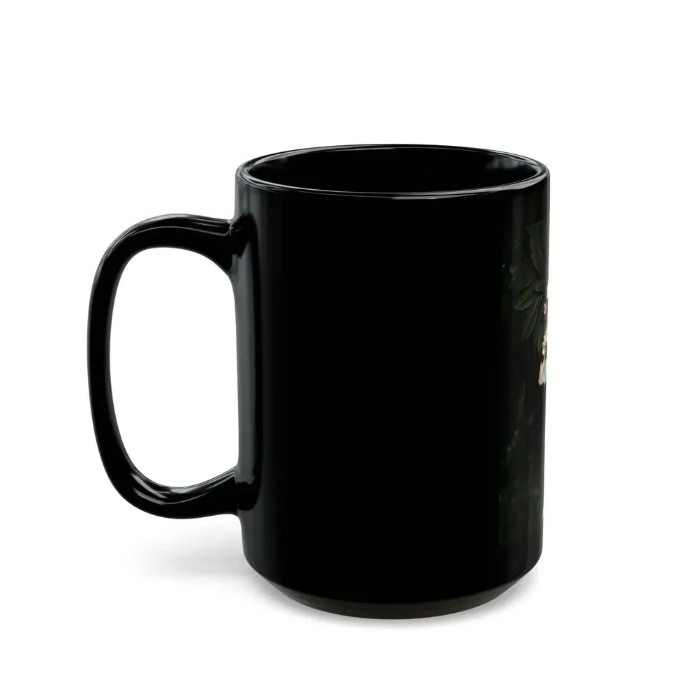Joan Collins #568 (Vintage Female Icon) Black Coffee Mug - Go Mug Yourself