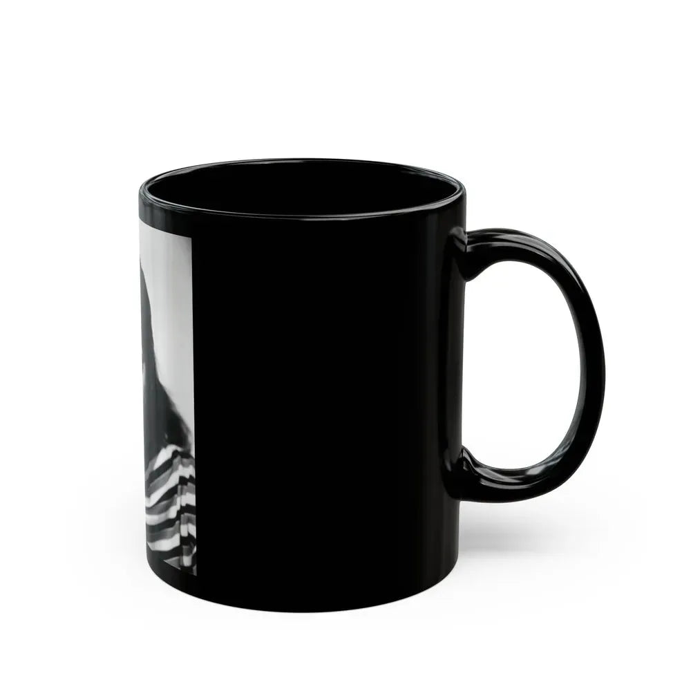 Joan Collins #573 (Vintage Female Icon) Black Coffee Mug - Go Mug Yourself