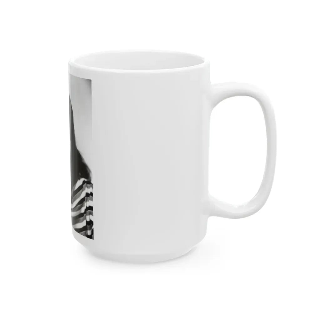 Joan Collins #573 (Vintage Female Icon) White Coffee Mug - Go Mug Yourself
