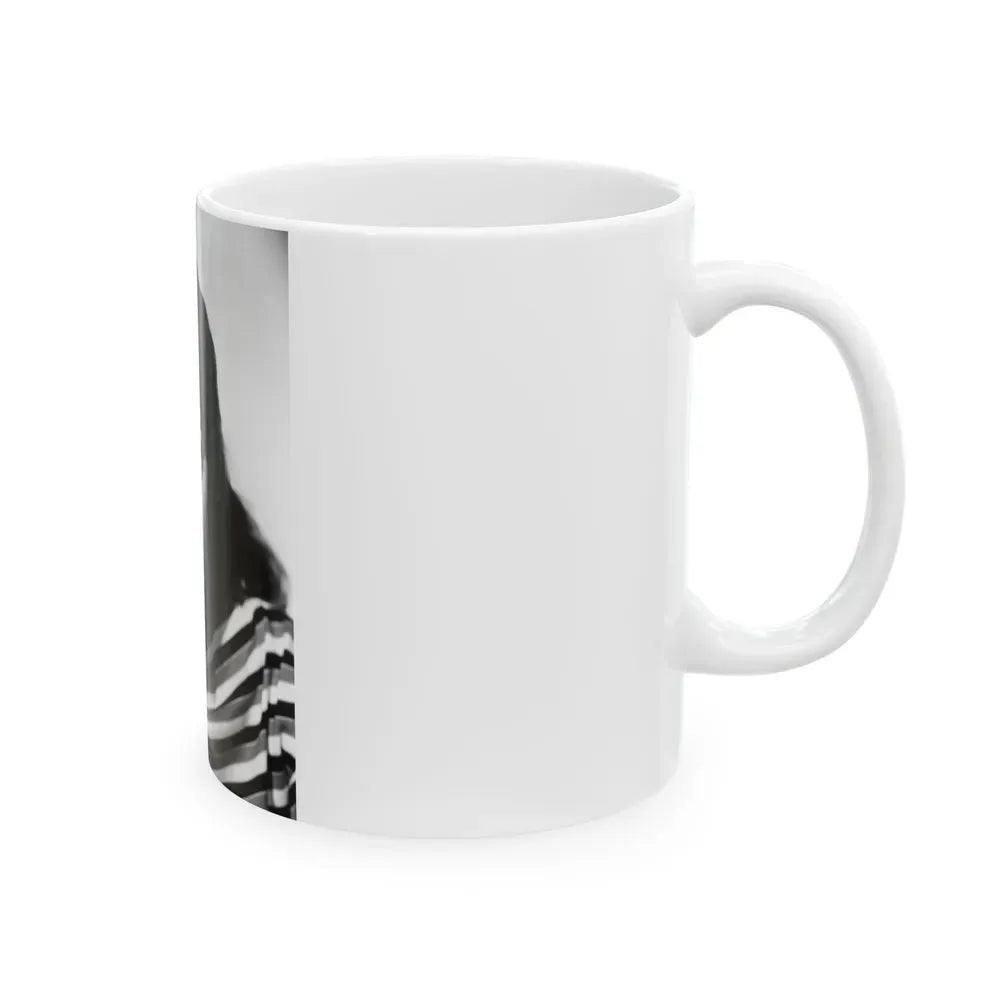 Joan Collins #573 (Vintage Female Icon) White Coffee Mug - Go Mug Yourself