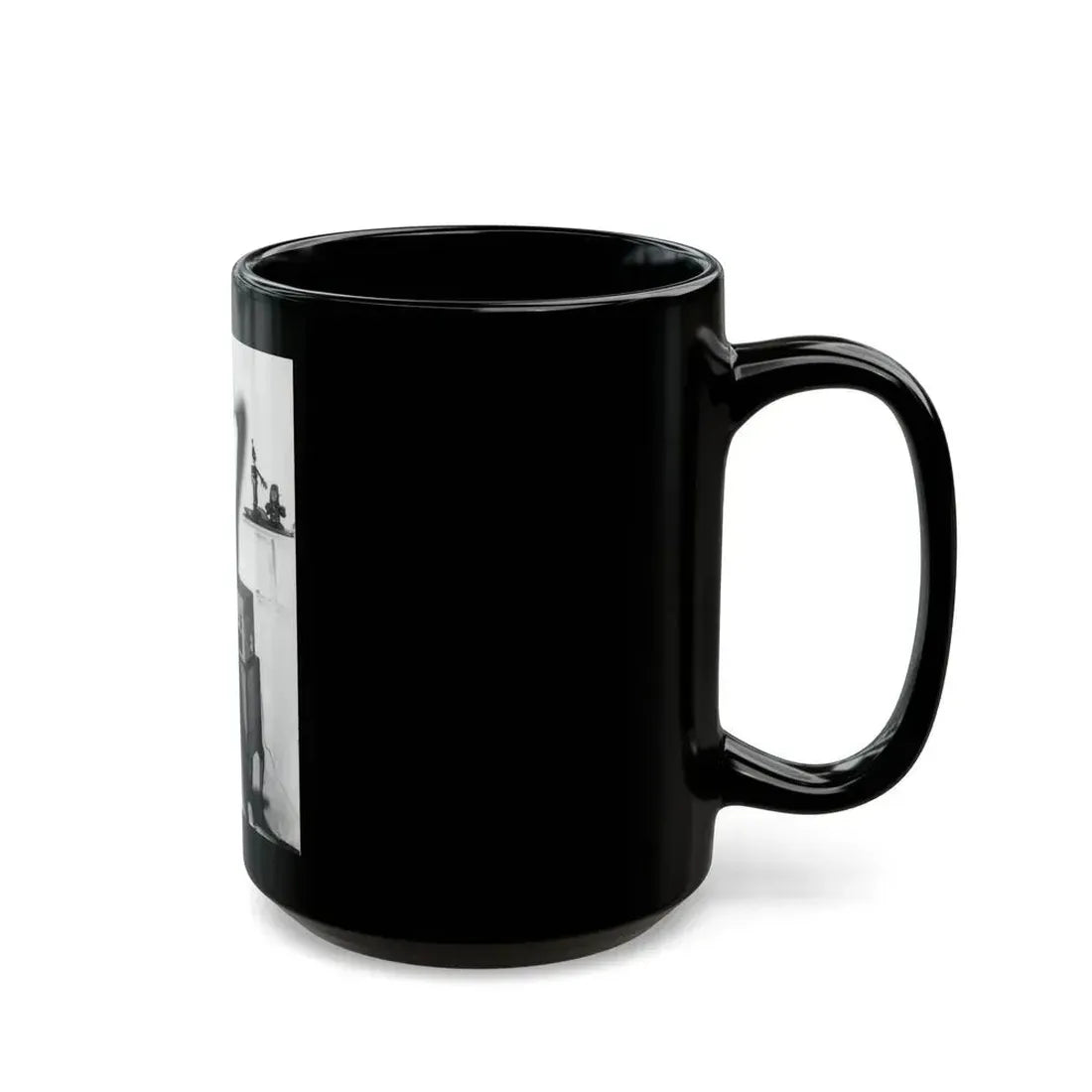 Joan Collins #576 (Vintage Female Icon) Black Coffee Mug - Go Mug Yourself