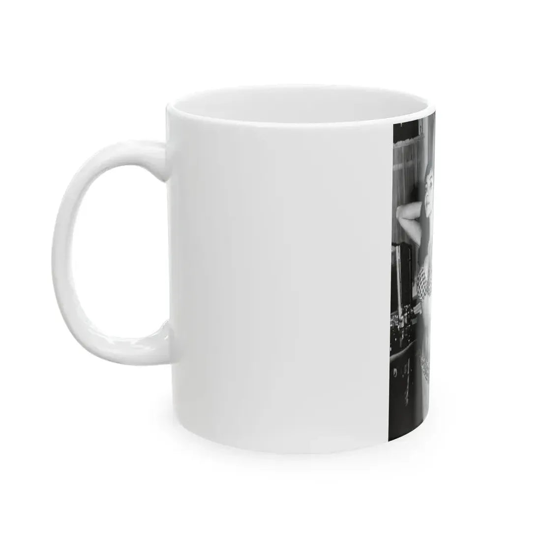 Joan Collins #576 (Vintage Female Icon) White Coffee Mug - Go Mug Yourself