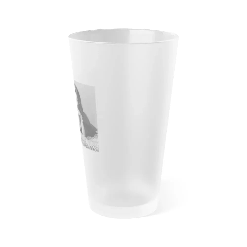 Joan Collins #577 (Vintage Female Icon) Frosted Pint Glass 16oz - Go Mug Yourself