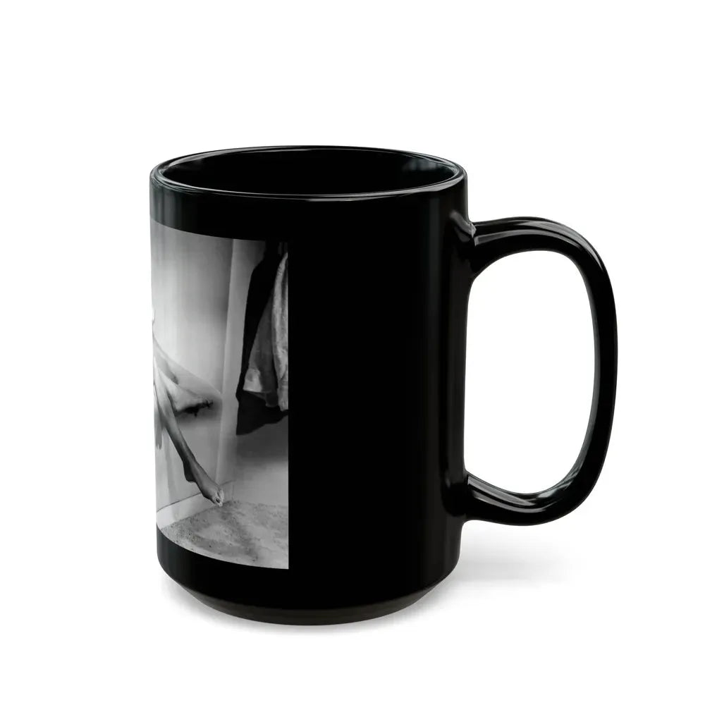 Joan Collins #578 1 (Vintage Female Icon) Black Coffee Mug - Go Mug Yourself