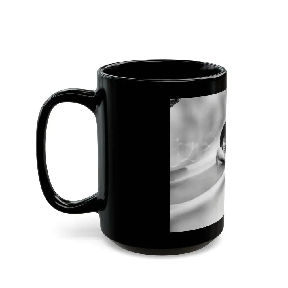 Joan Collins #578 1 (Vintage Female Icon) Black Coffee Mug - Go Mug Yourself