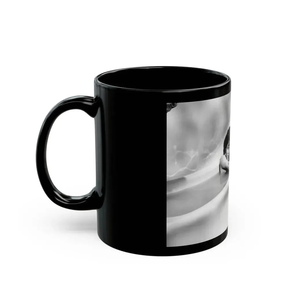 Joan Collins #578 1 (Vintage Female Icon) Black Coffee Mug - Go Mug Yourself