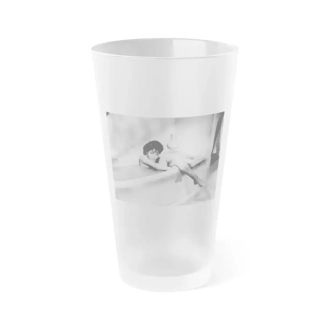 Joan Collins #578 1 (Vintage Female Icon) Frosted Pint Glass 16oz 16oz Frosted - Go Mug Yourself