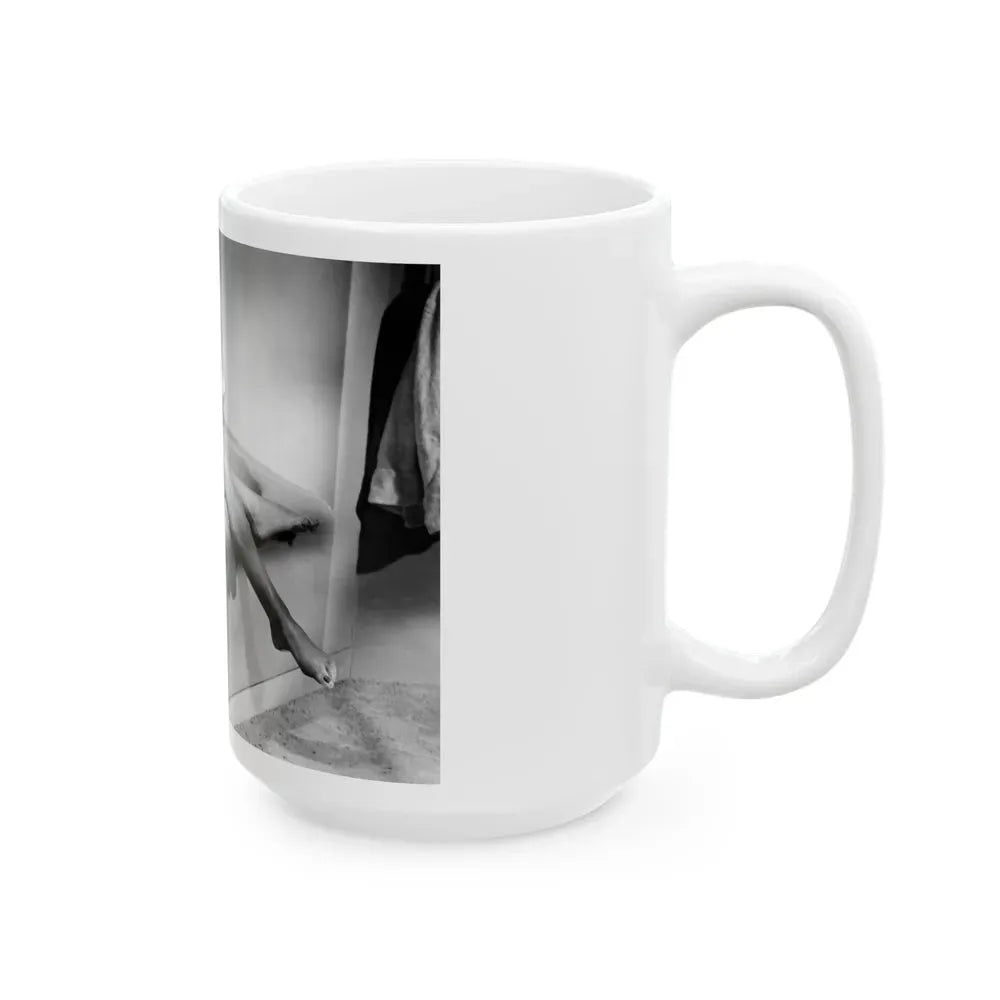 Joan Collins #578 1 (Vintage Female Icon) White Coffee Mug - Go Mug Yourself