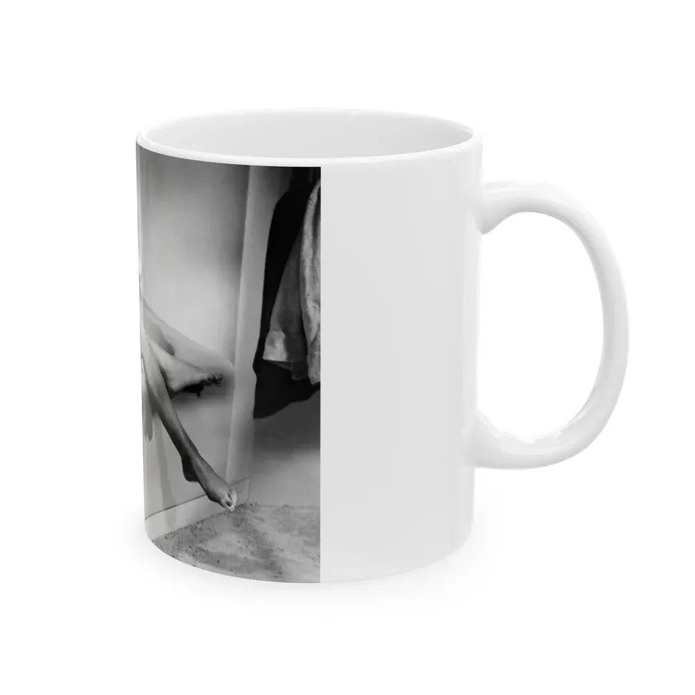 Joan Collins #578 1 (Vintage Female Icon) White Coffee Mug - Go Mug Yourself