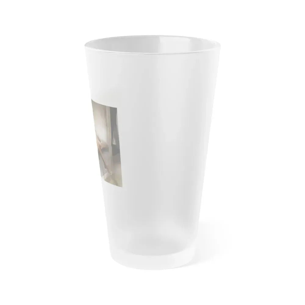 Joan Collins #578 (Vintage Female Icon) Frosted Pint Glass 16oz - Go Mug Yourself