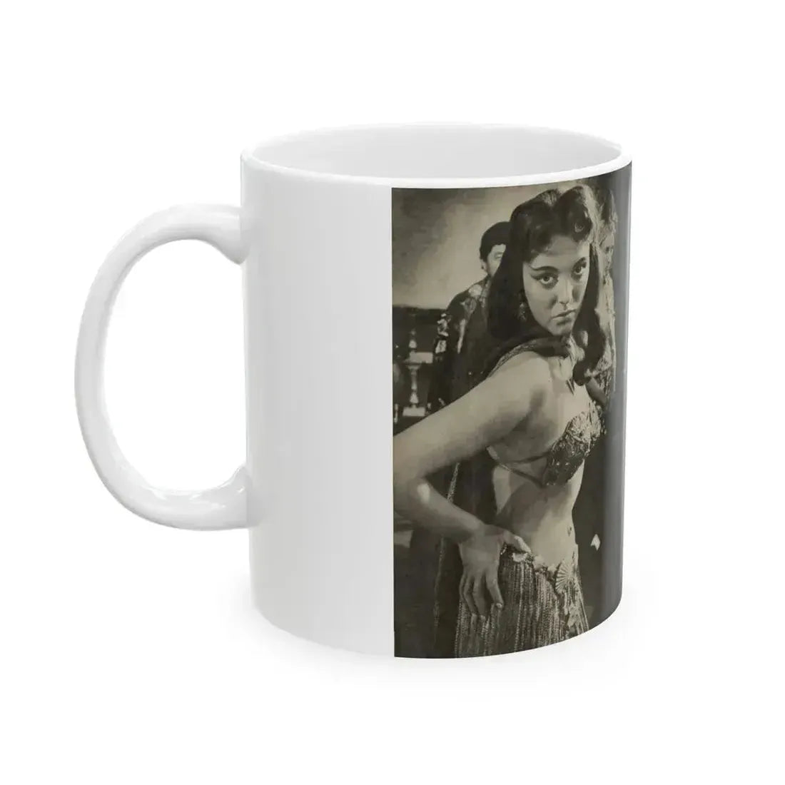Joan Collins #586 - Europe's Top Pin-Ups Issue #3 1956 (Vintage Female Icon) White Coffee Mug - Go Mug Yourself