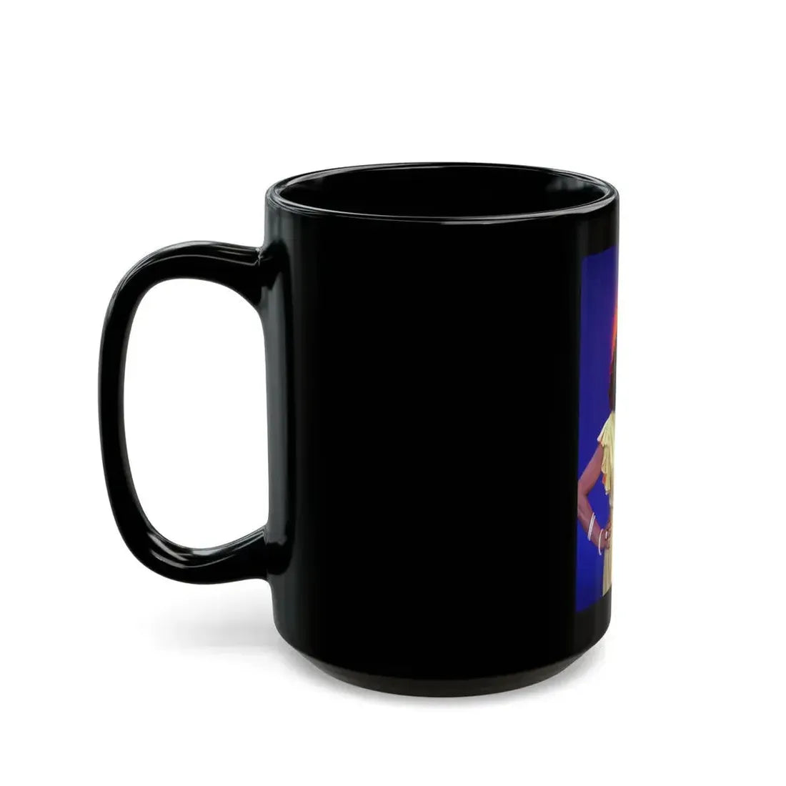 Joan Collins #588 (Vintage Female Icon) Black Coffee Mug - Go Mug Yourself