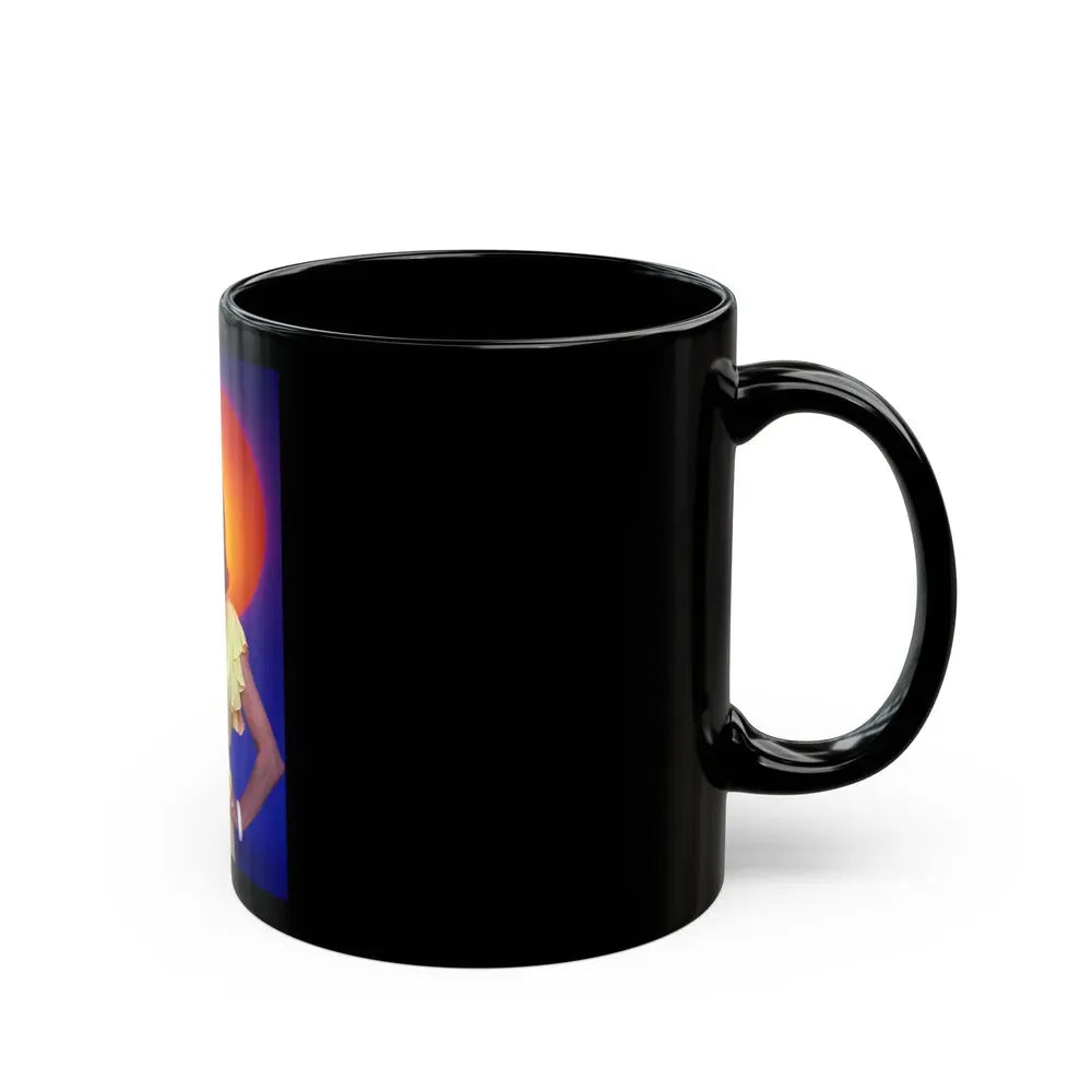 Joan Collins #588 (Vintage Female Icon) Black Coffee Mug - Go Mug Yourself