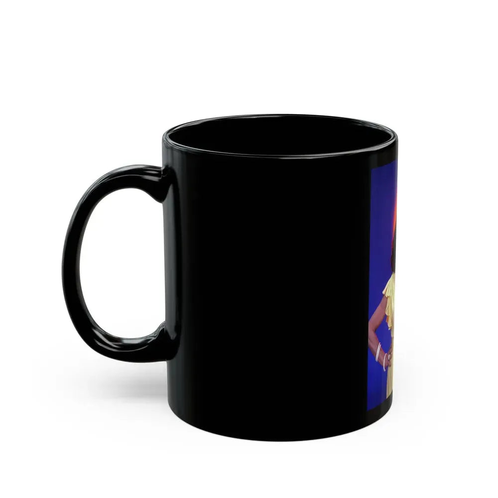Joan Collins #588 (Vintage Female Icon) Black Coffee Mug - Go Mug Yourself