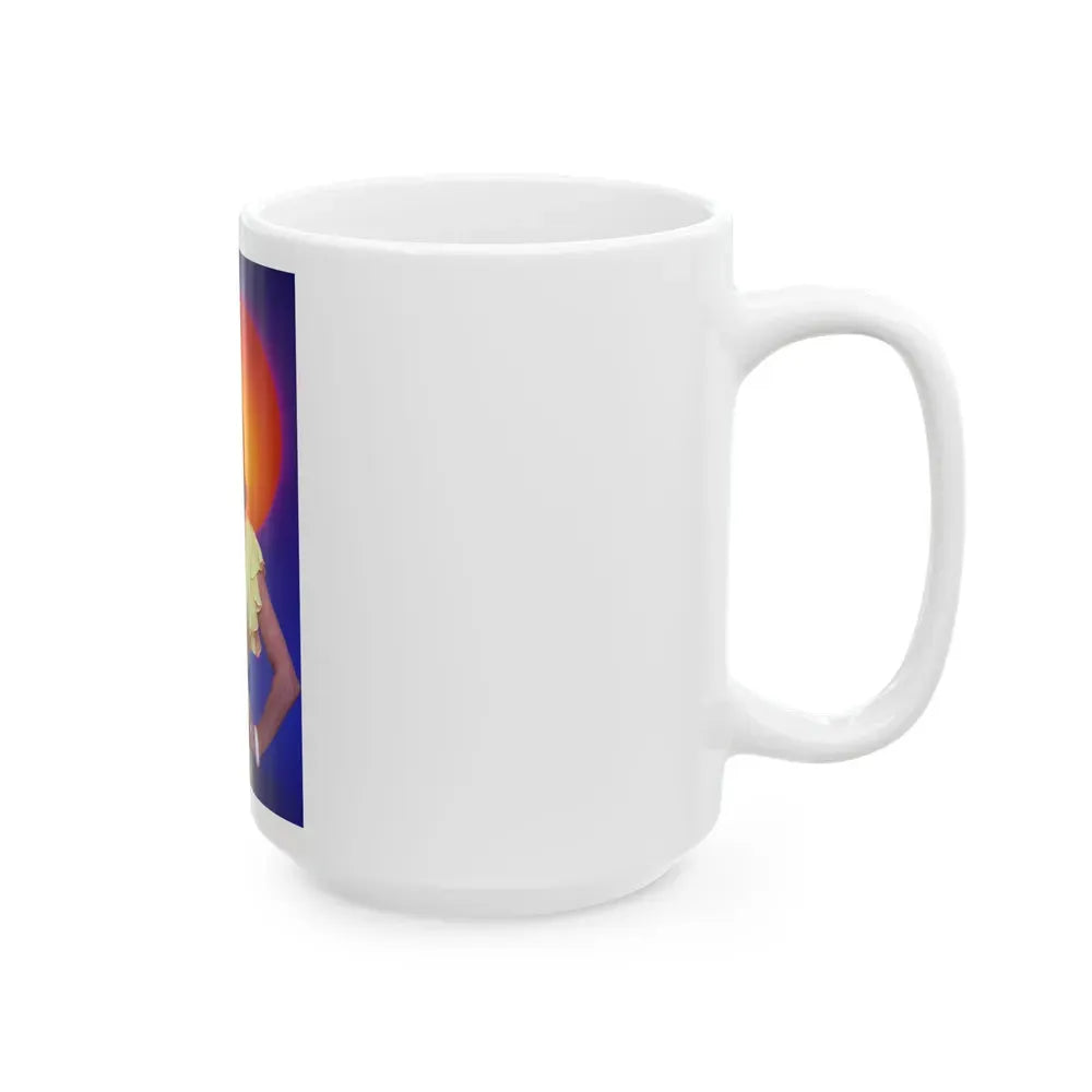 Joan Collins #588 (Vintage Female Icon) White Coffee Mug - Go Mug Yourself