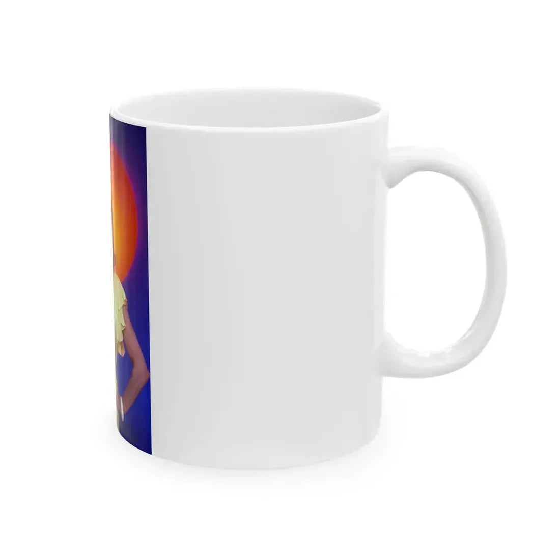Joan Collins #588 (Vintage Female Icon) White Coffee Mug - Go Mug Yourself