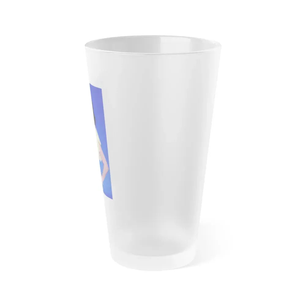 Joan Collins #589 (Vintage Female Icon) Frosted Pint Glass 16oz - Go Mug Yourself
