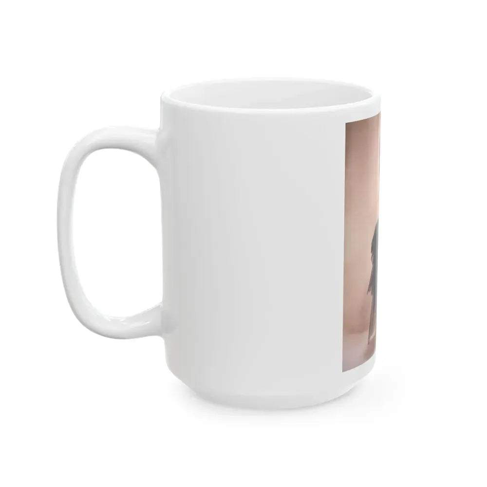 Joan Collins #59 (Vintage Female Icon) White Coffee Mug - Go Mug Yourself