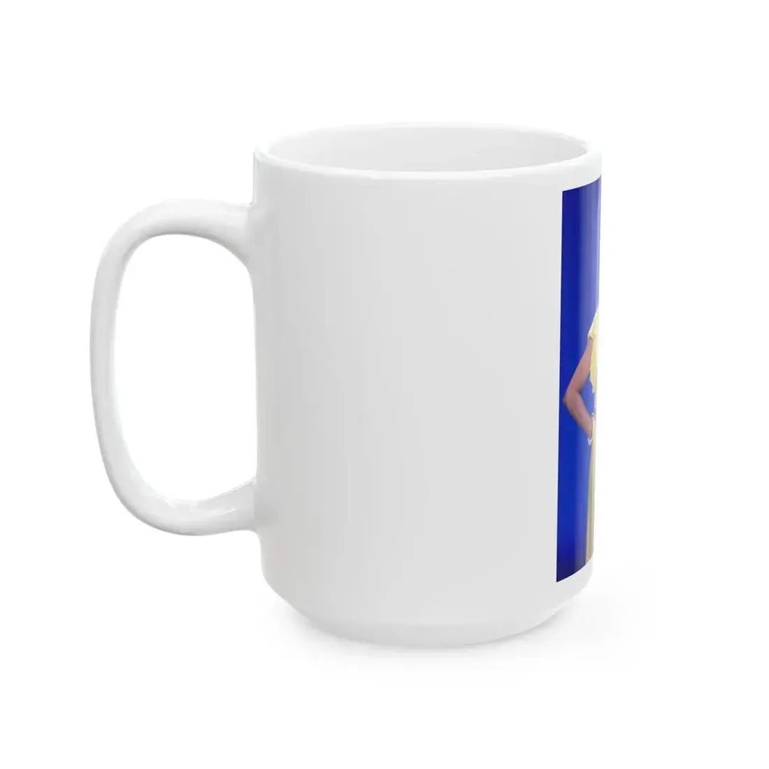 Joan Collins #590 (Vintage Female Icon) White Coffee Mug - Go Mug Yourself