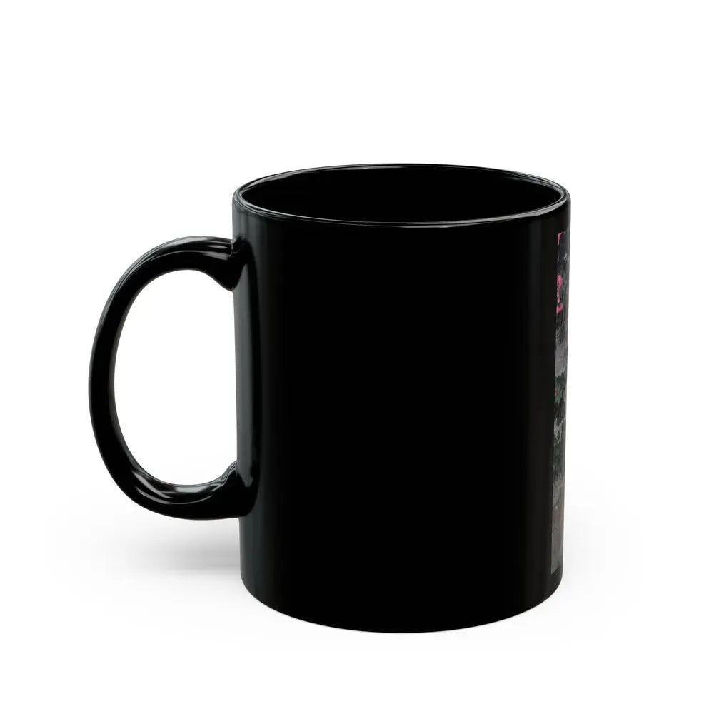 Joan Collins #591 (Vintage Female Icon) Black Coffee Mug - Go Mug Yourself