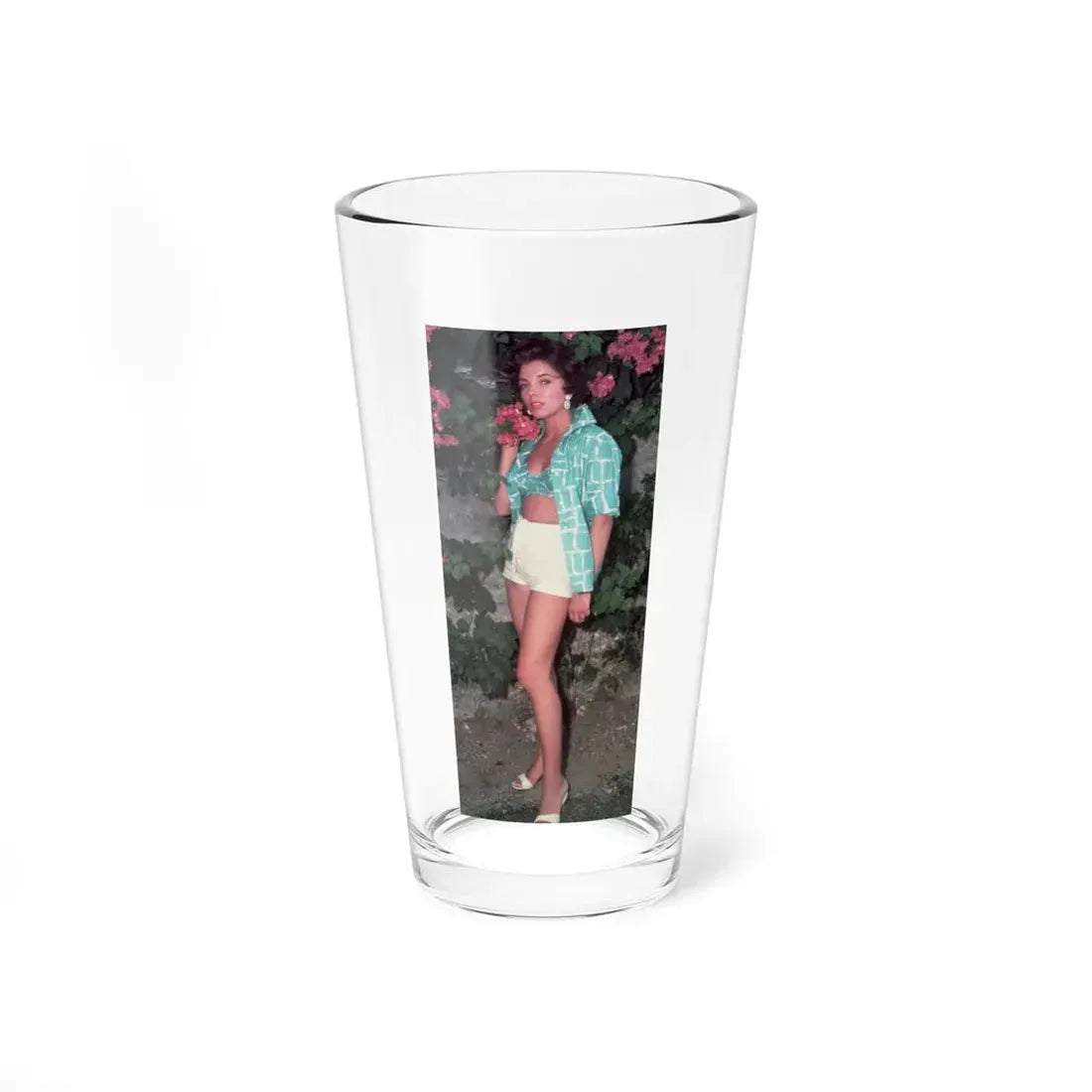 Joan Collins #591 (Vintage Female Icon) Pint Glass 16oz 16oz - Go Mug Yourself