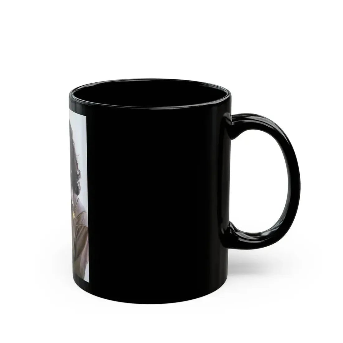 Joan Collins #594 (Vintage Female Icon) Black Coffee Mug - Go Mug Yourself