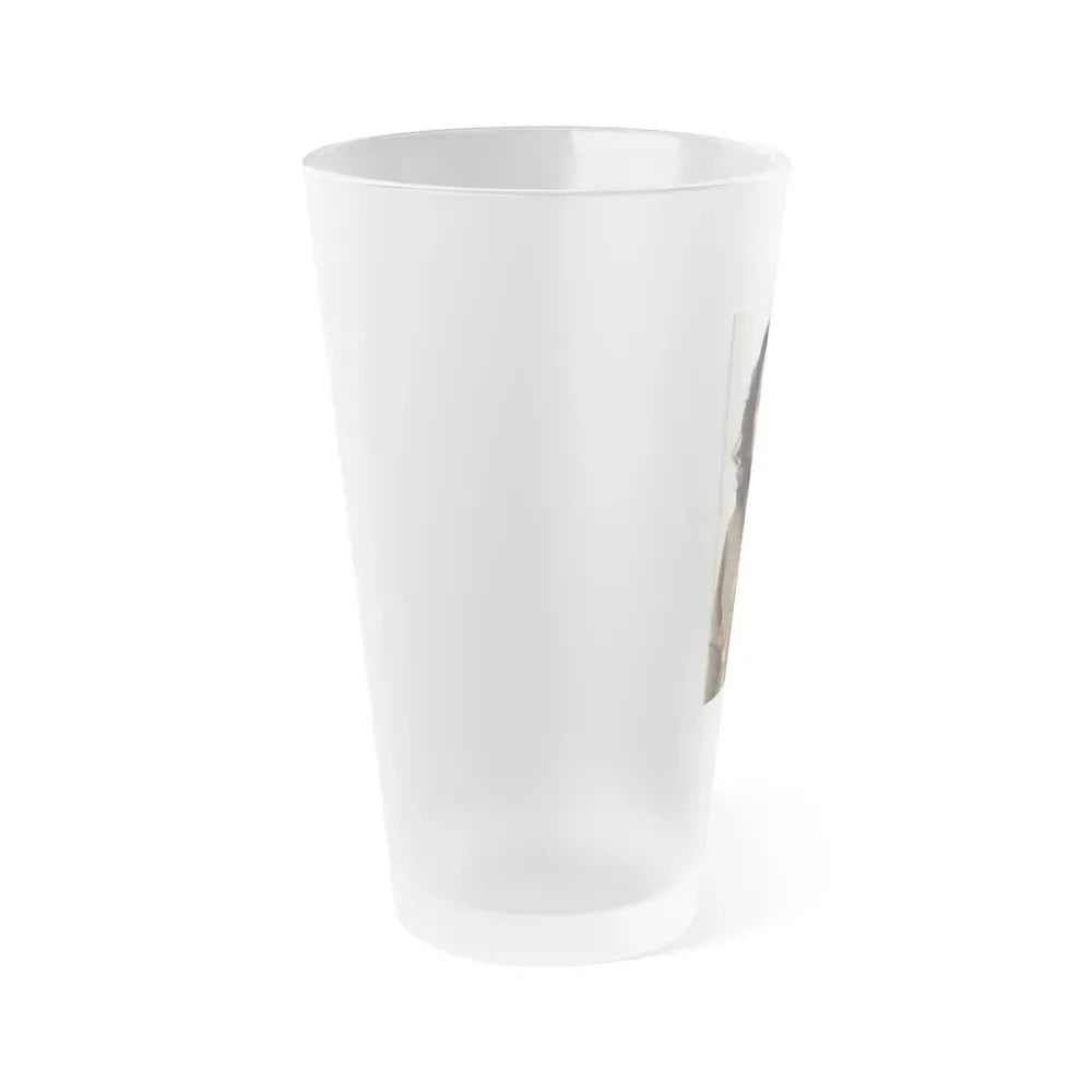 Joan Collins #594 (Vintage Female Icon) Frosted Pint Glass 16oz - Go Mug Yourself