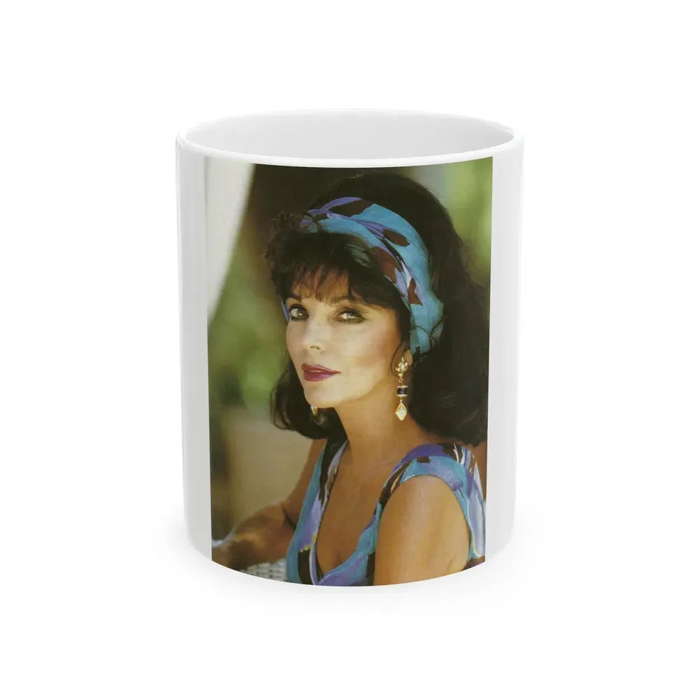 Joan Collins #617 (Vintage Female Icon) White Coffee Mug 11oz - Go Mug Yourself