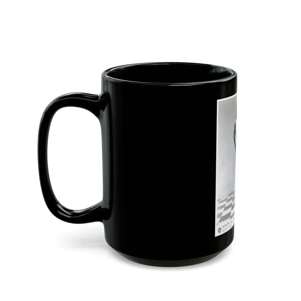 Joan Collins #619 (Vintage Female Icon) Black Coffee Mug - Go Mug Yourself