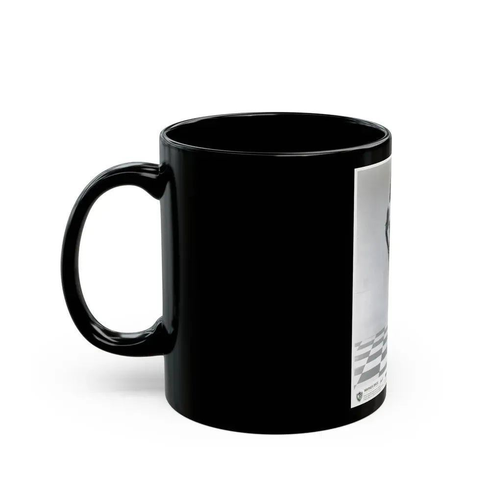 Joan Collins #619 (Vintage Female Icon) Black Coffee Mug - Go Mug Yourself