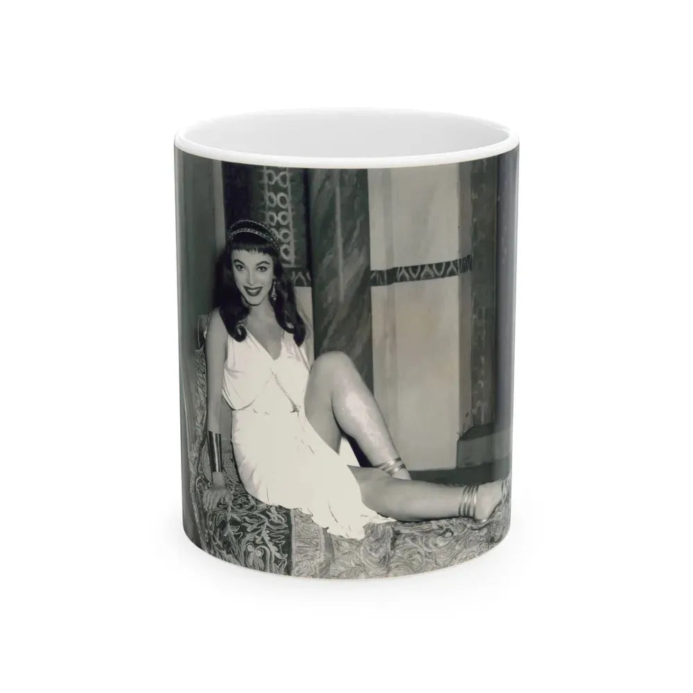 Joan Collins #620 (Vintage Female Icon) White Coffee Mug 11oz - Go Mug Yourself