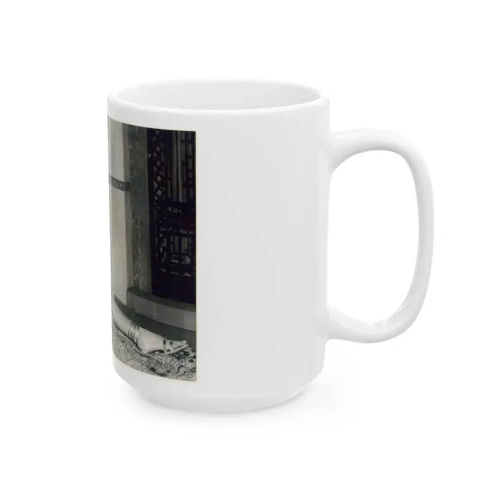 Joan Collins #620 (Vintage Female Icon) White Coffee Mug - Go Mug Yourself