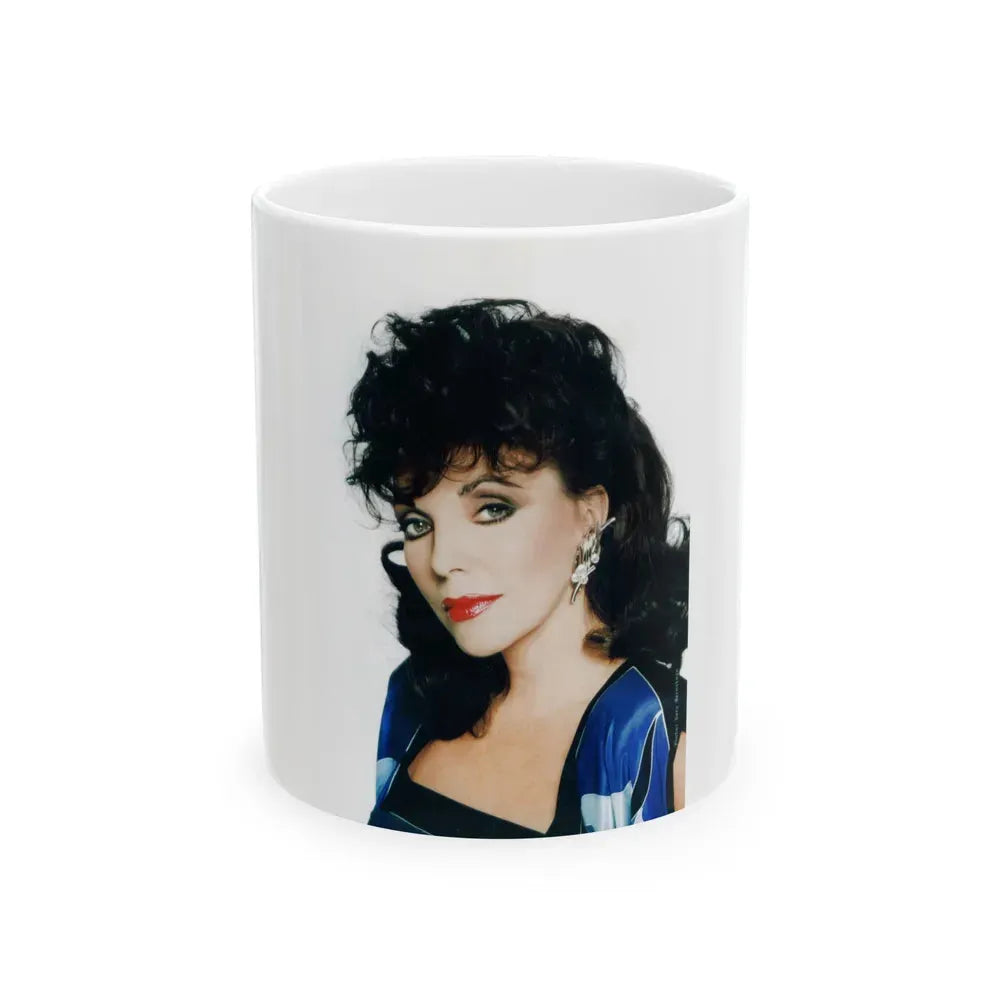 Joan Collins #622 (Vintage Female Icon) White Coffee Mug 11oz - Go Mug Yourself