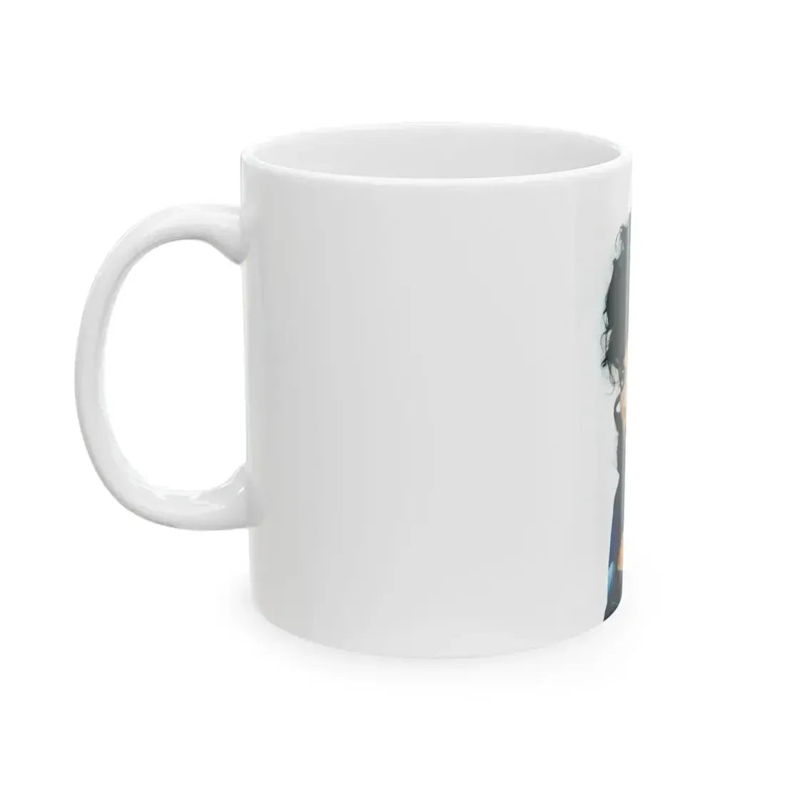 Joan Collins #622 (Vintage Female Icon) White Coffee Mug - Go Mug Yourself