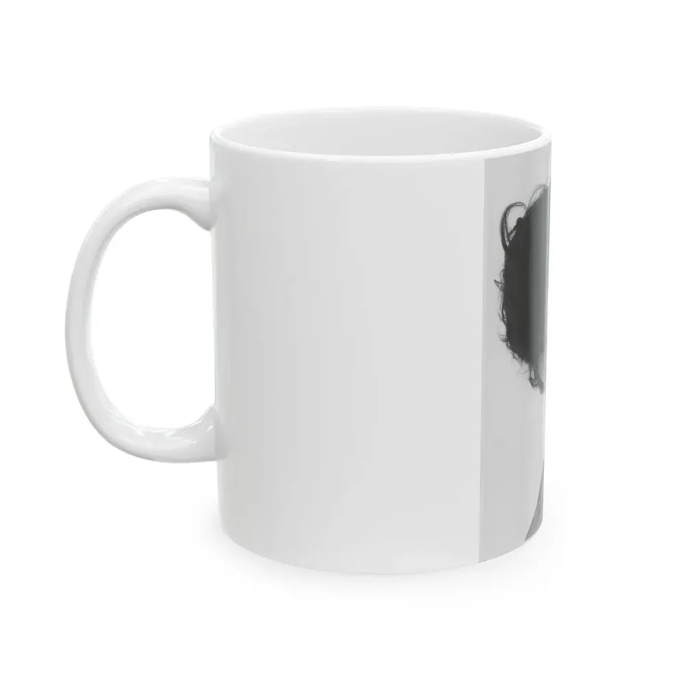 Joan Collins #626 (Vintage Female Icon) White Coffee Mug - Go Mug Yourself