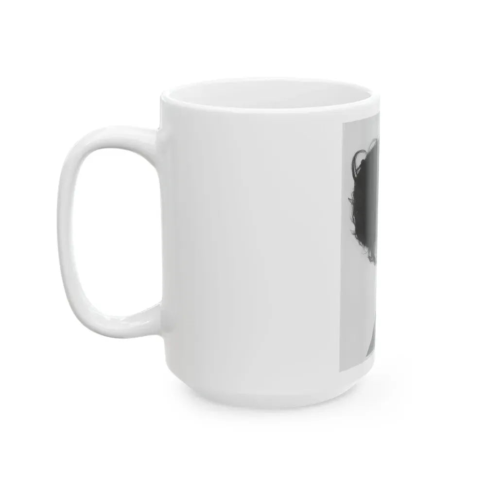 Joan Collins #626 (Vintage Female Icon) White Coffee Mug - Go Mug Yourself