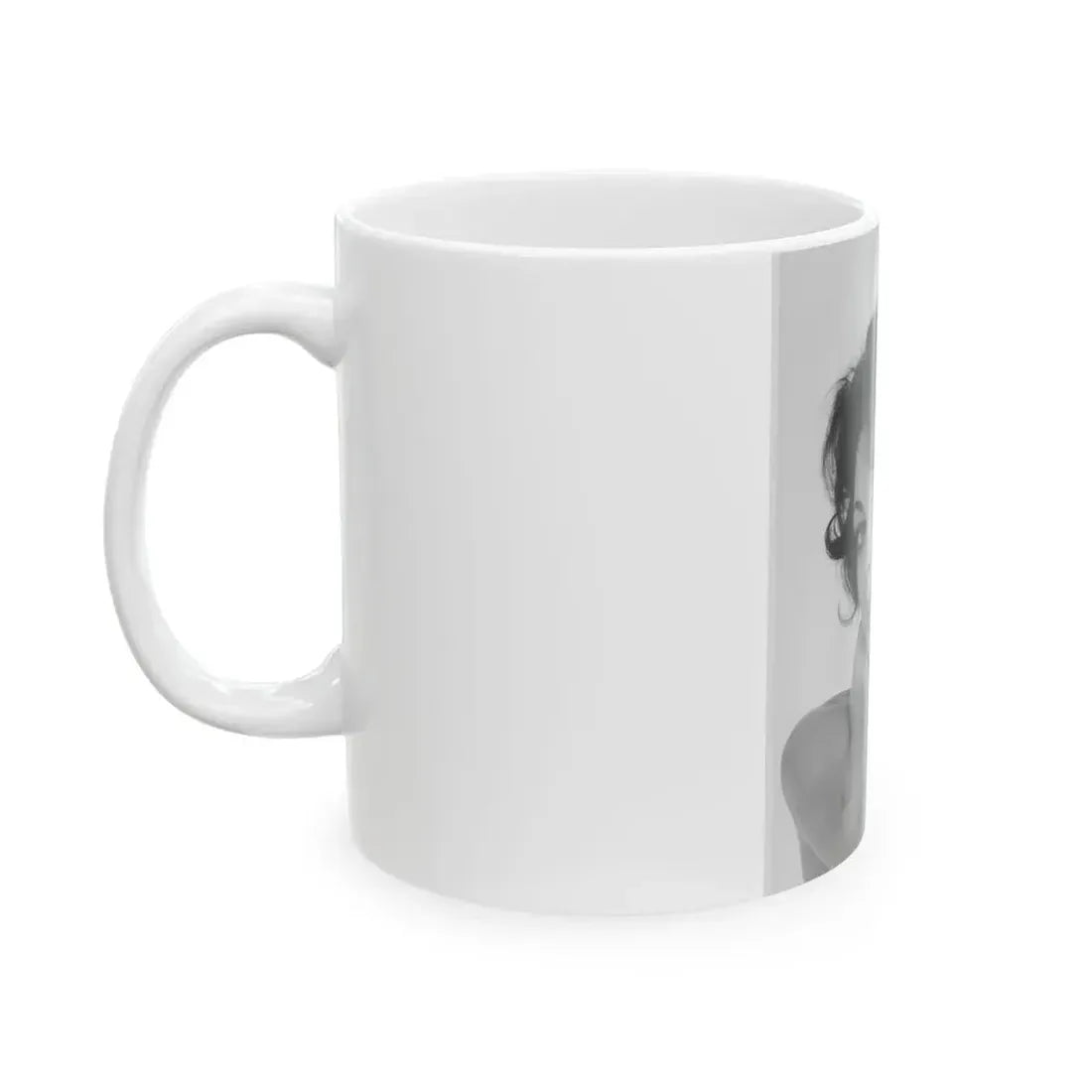 Joan Collins #627 (Vintage Female Icon) White Coffee Mug - Go Mug Yourself