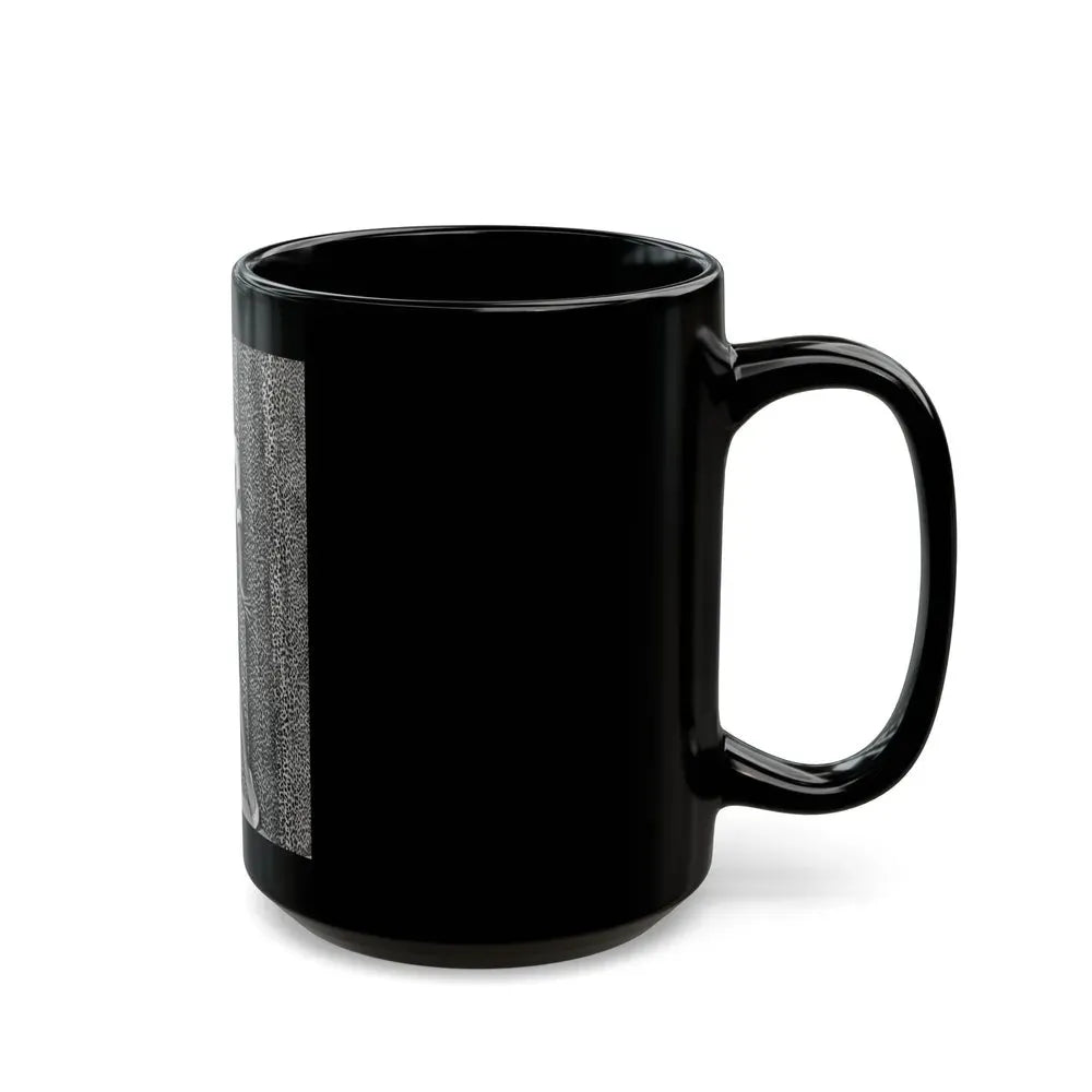 Joan Collins #630 (Vintage Female Icon) Black Coffee Mug - Go Mug Yourself