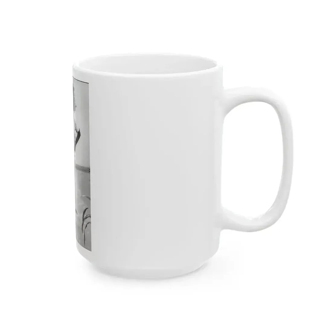 Joan Collins #635 - Topless (Vintage Female Icon) White Coffee Mug - Go Mug Yourself