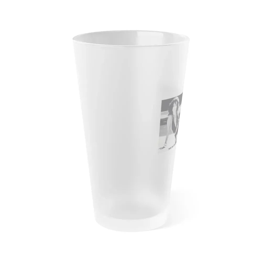 Joan Collins #636 (Vintage Female Icon) Frosted Pint Glass 16oz - Go Mug Yourself