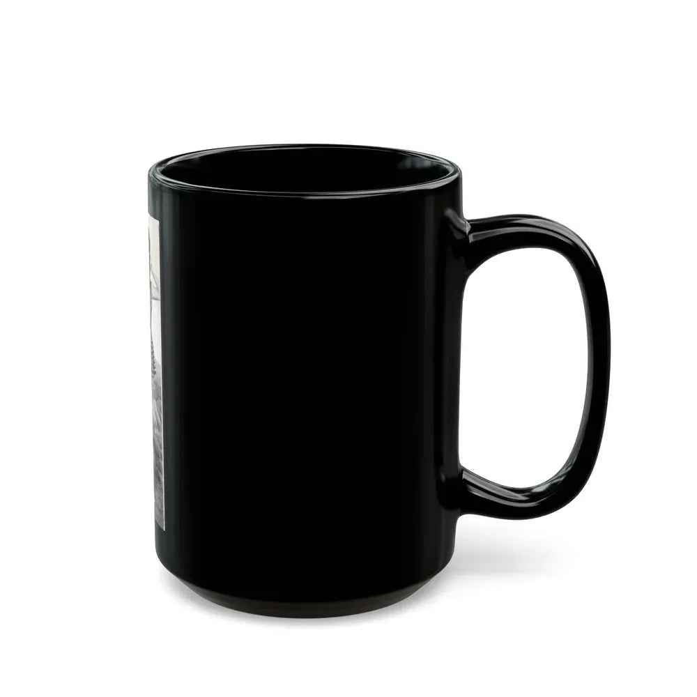 Joan Collins #638 (Vintage Female Icon) Black Coffee Mug - Go Mug Yourself