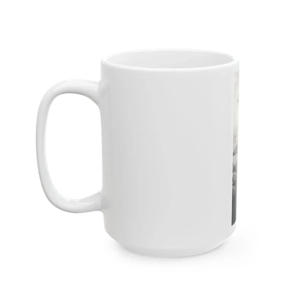 Joan Collins #638 (Vintage Female Icon) White Coffee Mug - Go Mug Yourself