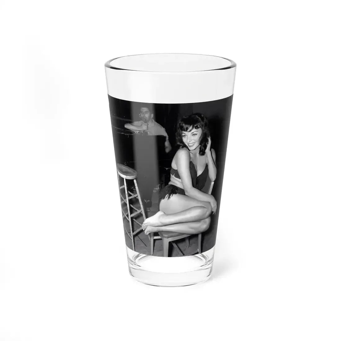 Joan Collins #648 (Vintage Female Icon) Pint Glass 16oz 16oz - Go Mug Yourself
